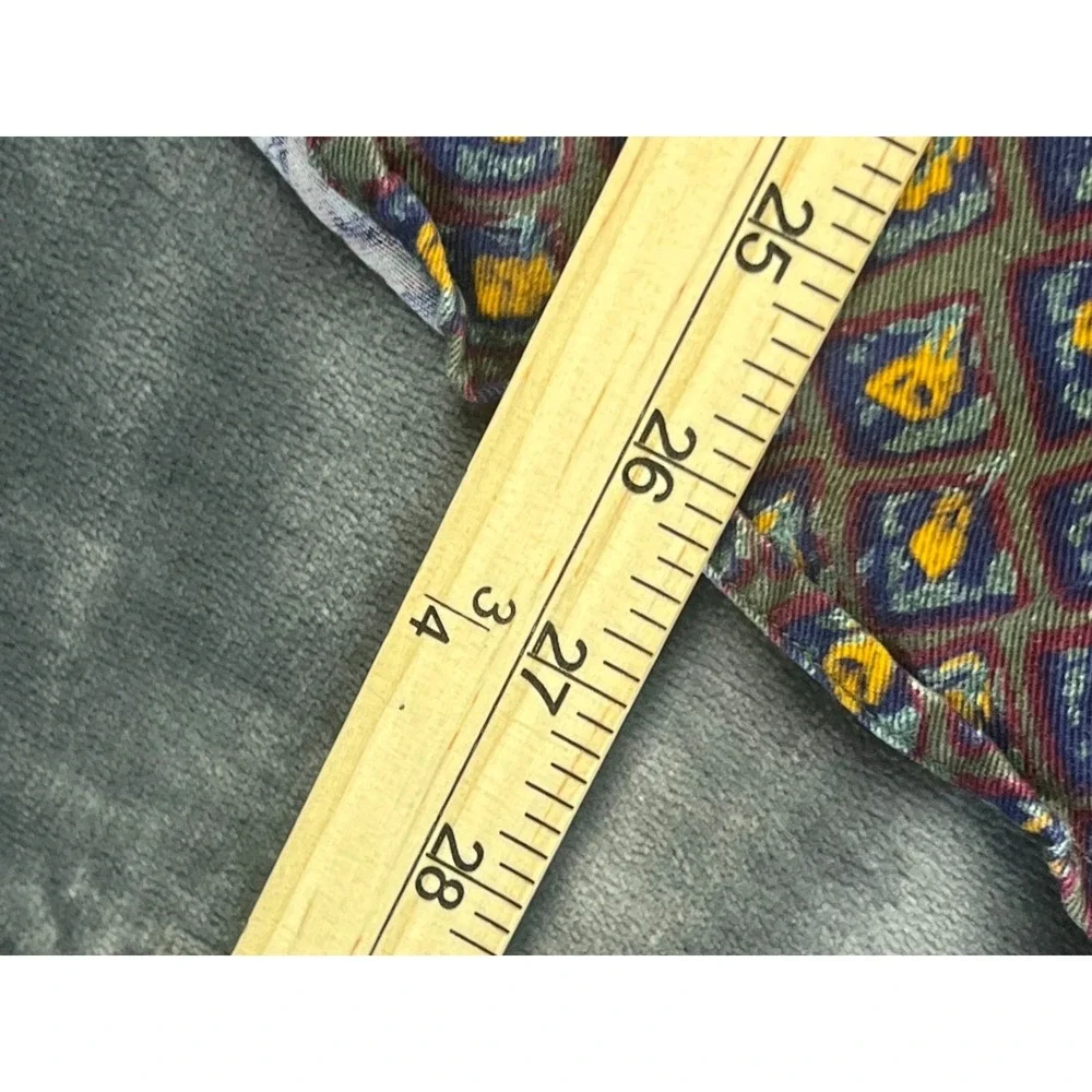 Vintage 90s Cambridge Classics Shirt Mens Large Multicolor Geometric Button Down - Picture 4 of 7